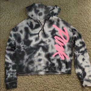 PINK Marble grey sweatshirt
